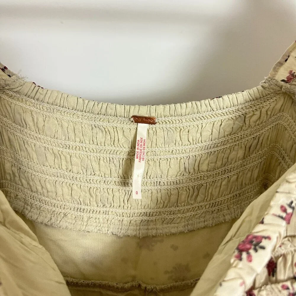 FREE PEOPLE Bali-Juniper Dress in Ivory Size US 0 - Picture 5 of 10